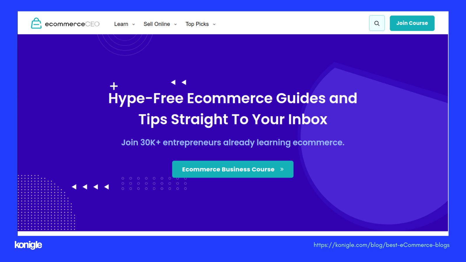E-commerce CEO blog