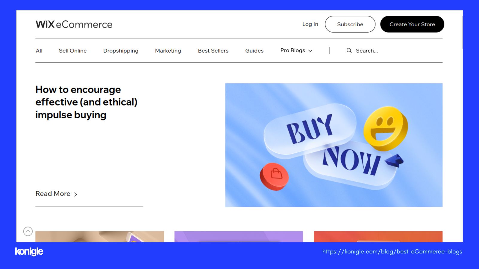 Wix ecommerce blog